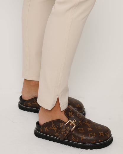 Tapered Split Hem Trousers