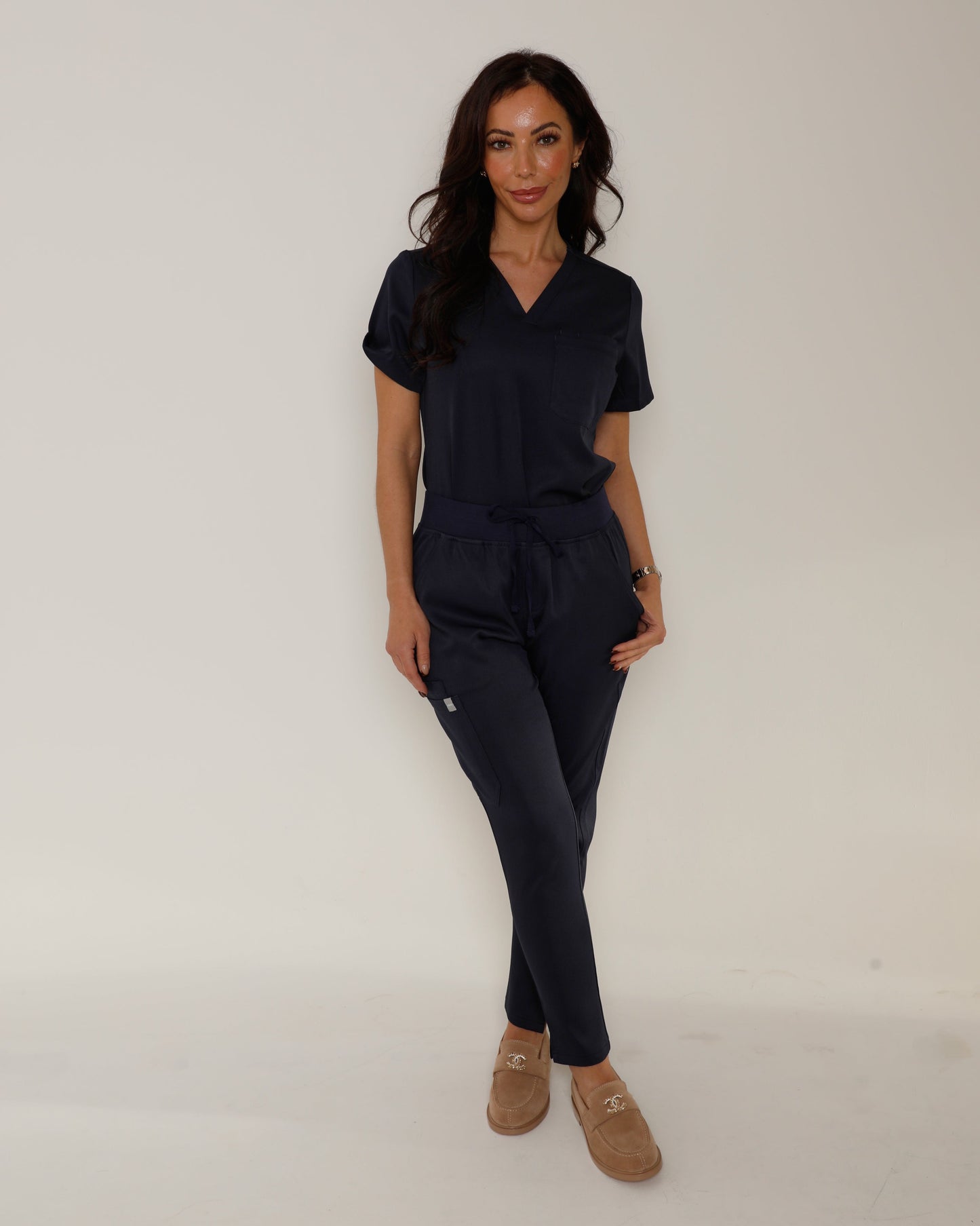 Tapered Split Hem Trousers